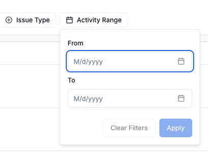 Then click on Activity Range 2